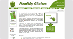 Desktop Screenshot of healthychoices.co.uk