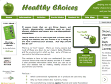 Tablet Screenshot of healthychoices.co.uk