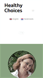 Mobile Screenshot of healthychoices.nl