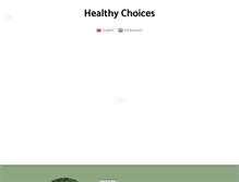 Tablet Screenshot of healthychoices.nl